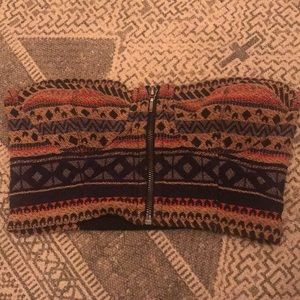 Aztec crop top